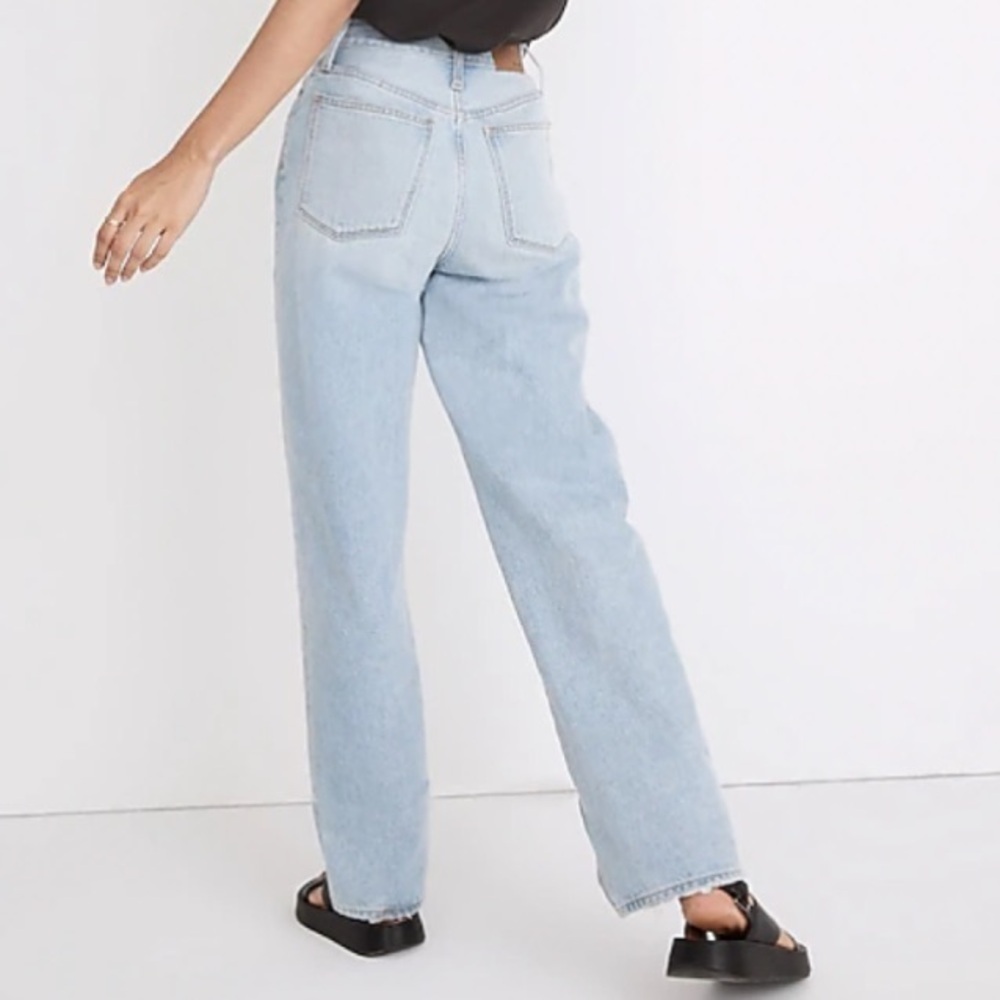 Madewell Baggy Straight Jeans in Berteau Wash Size 23 NWT - Picture 2 of 12